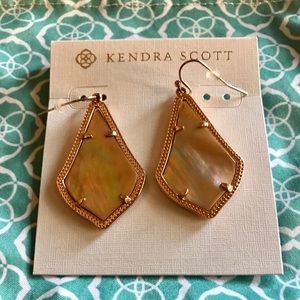 Kendra Scott- ALEX- Mother of pearl earrings.